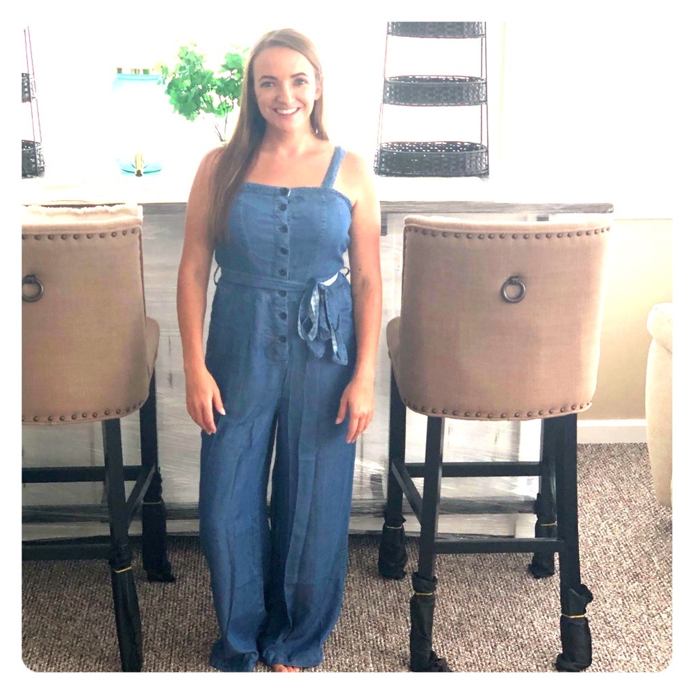 NWT! Boutique Button Down Jumpsuit.
